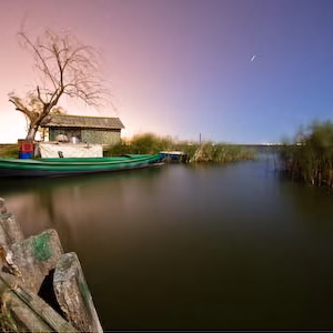 Albufera barca barcas nocturna