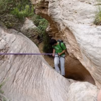 Barranco barranquismo crevillent cuerdas rapel