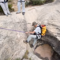 Barranco barranquismo crevillent cuerdas rapel