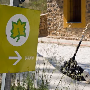 Cicloturismo ojos negros via verde