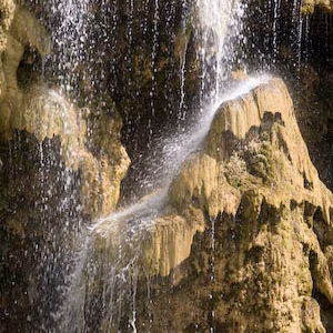 Agua cascada cascada de la hiedra paisaje