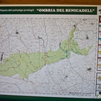 Benicadell panel senderismo